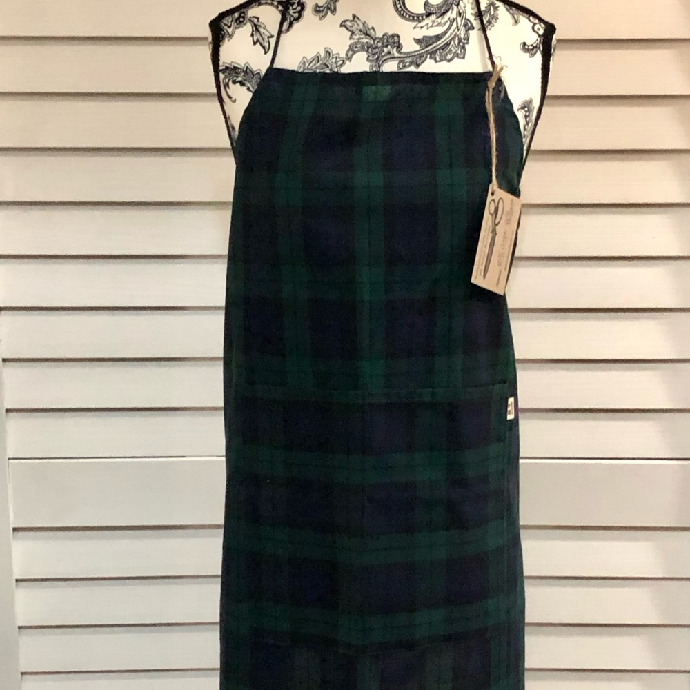 Andys Aprons - not so basic.  “Black Watch Tartan”